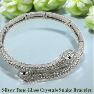Snake ( Silvertone )  🐍 Adjustable Bracelet NWOT